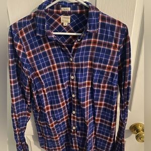 J. Crew Factory Boy Fit Flannel Shirt